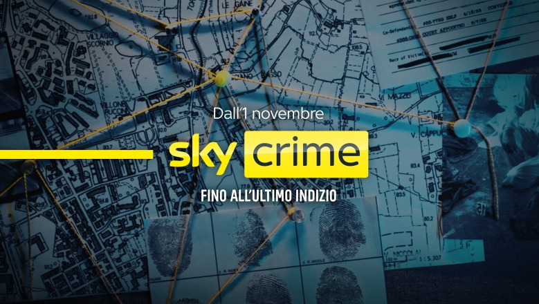 Sky Crime dal 1° novembre il nuovo canale dedicato al True Crime dalla fusione con Crime+Investigation