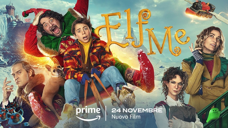 Elf Me, la favola natalizia di Prime Video con Lillo e Claudio Santamaria